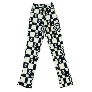 VRG GRL Hippie Festival Artsy Black and Cream Floral Pants 0 🖤